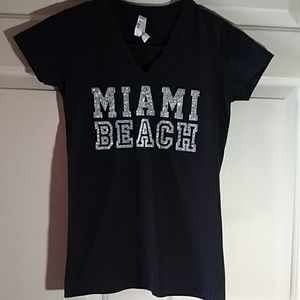 Miami Beach bling t-shirt
